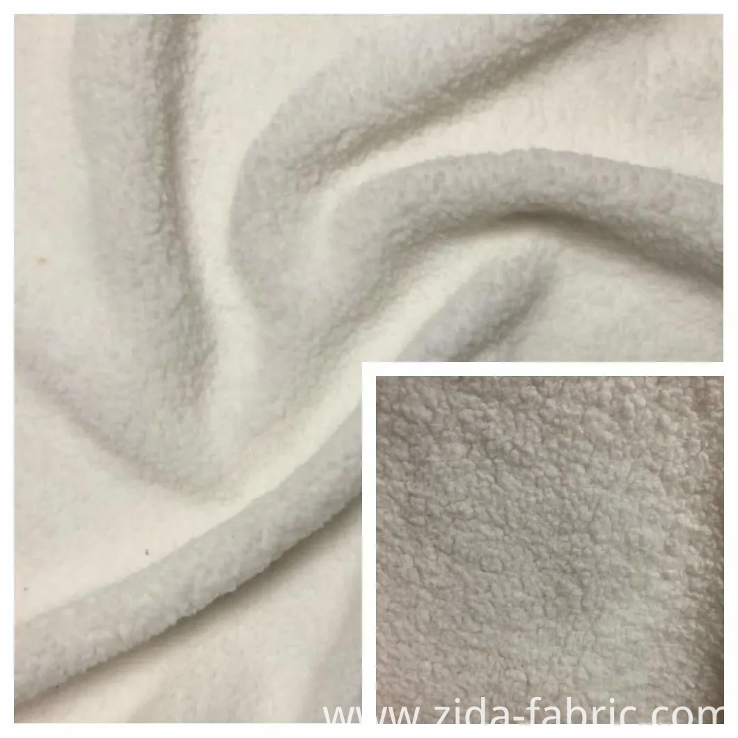 100% Polyester Fine-Grained Velveteen Fleece Fabric